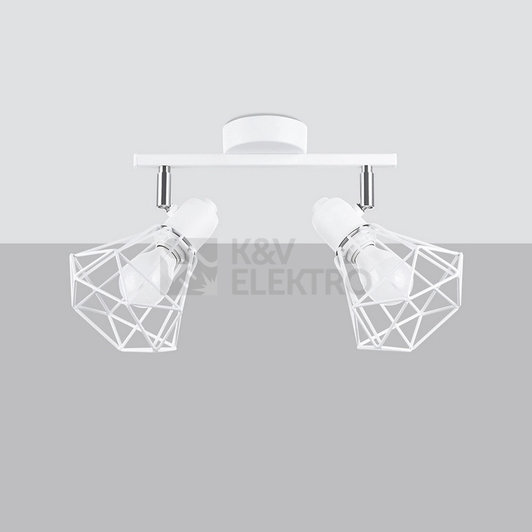 Obrázek produktu Stropní svítidlo SOLLUX ARTEMIS 2 bílé E14 2x40W bez žárovky SL.1103 1