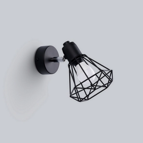 Nástěnné svítidlo SOLLUX ARTEMIS 1 černé E14 1x40W bez žárovky SL.1105 (obrázek 9)