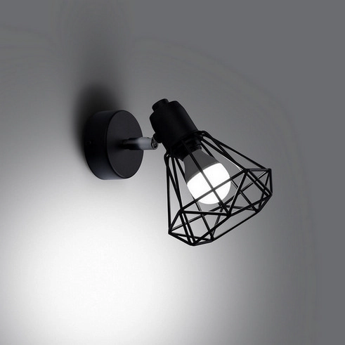 Nástěnné svítidlo SOLLUX ARTEMIS 1 černé E14 1x40W bez žárovky SL.1105 (obrázek 3)