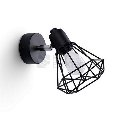 Obrázek produktu Nástěnné svítidlo SOLLUX ARTEMIS 1 černé E14 1x40W bez žárovky SL.1105 0