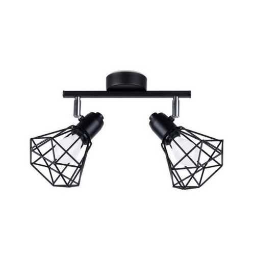 Stropní svítidlo SOLLUX ARTEMIS 2 černé E14 2x40W bez žárovky SL.1106