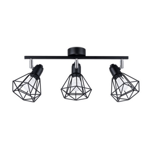 Stropní svítidlo SOLLUX ARTEMIS 3 černé E14 3x40W bez žárovky SL.1107
