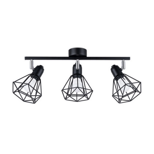 Stropní svítidlo SOLLUX ARTEMIS 3 černé E14 3x40W bez žárovky SL.1107