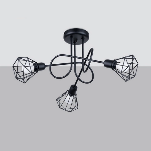 Lustr SOLLUX ARTEMIS 3S černý E14 3x40W bez žárovky SL.1109 (obrázek 6)