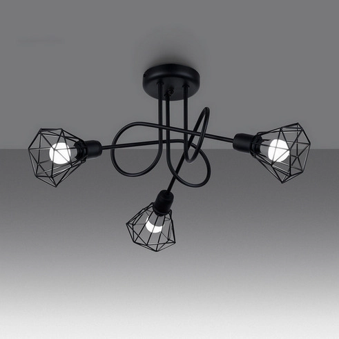 Lustr SOLLUX ARTEMIS 3S černý E14 3x40W bez žárovky SL.1109 (obrázek 9)