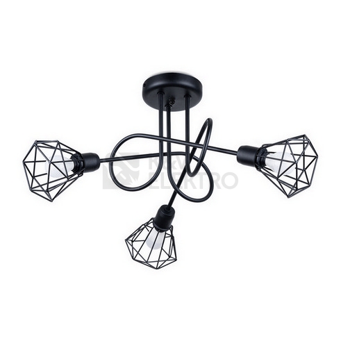 Obrázek produktu Lustr SOLLUX ARTEMIS 3S černý E14 3x40W bez žárovky SL.1109 0