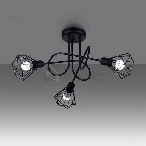 Obrázek produktu Lustr SOLLUX ARTEMIS 3S černý E14 3x40W bez žárovky SL.1109 2