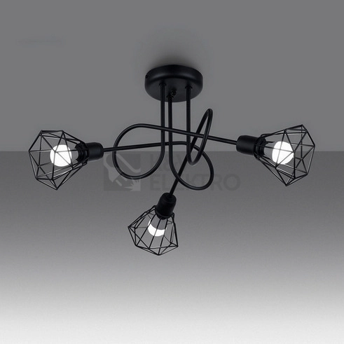 Obrázek produktu Lustr SOLLUX ARTEMIS 3S černý E14 3x40W bez žárovky SL.1109 2