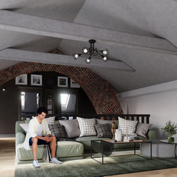 Lustr SOLLUX ARTEMIS 5S černý E14 5x40W bez žárovky SL.1110