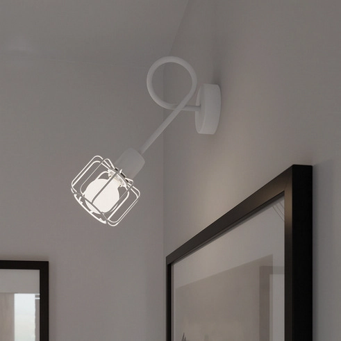 Nástěnné svítidlo SOLLUX BELUCI 1 bílé E14 1x40W bez žárovky SL.1111 (obrázek 8)