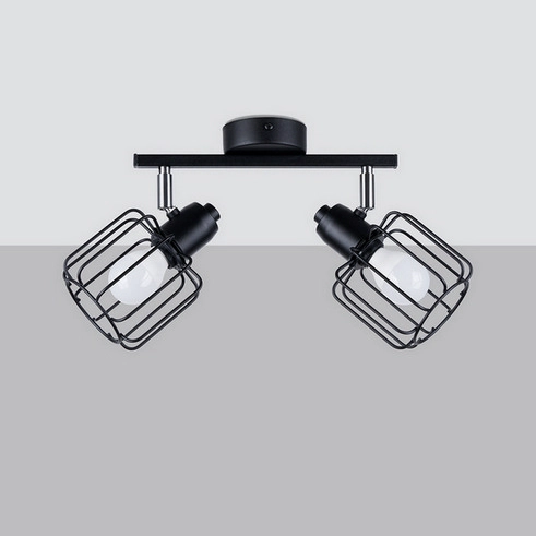 Stropní svítidlo SOLLUX BELUCI 2 černé E14 2x40W bez žárovky SL.1115 (obrázek 3)