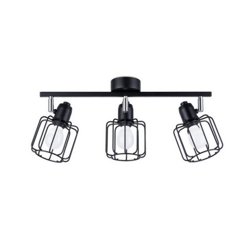Stropní svítidlo SOLLUX BELUCI 3 černé E14 3x40W bez žárovky SL.1116