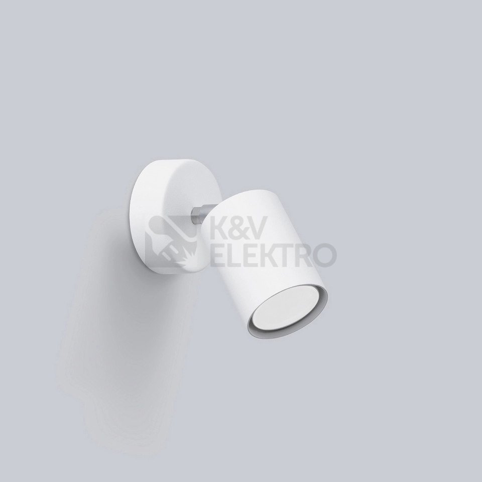 Obrázek produktu Nástěnné svítidlo SOLLUX LEMMI 1 bílé GU10 1x40W bez žárovky SL.1123 1