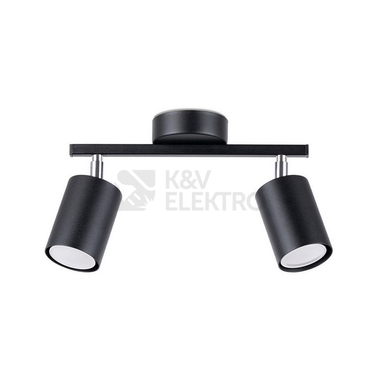 Obrázek produktu Stropní svítidlo SOLLUX LEMMI 2 černé GU10 2x40W bez žárovky SL.1127 0