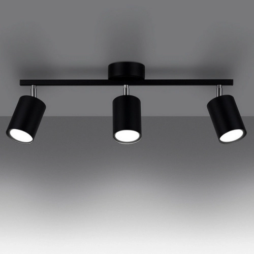 Stropní svítidlo SOLLUX LEMMI 3 černé GU10 3x40W bez žárovky SL.1128 (obrázek 4)