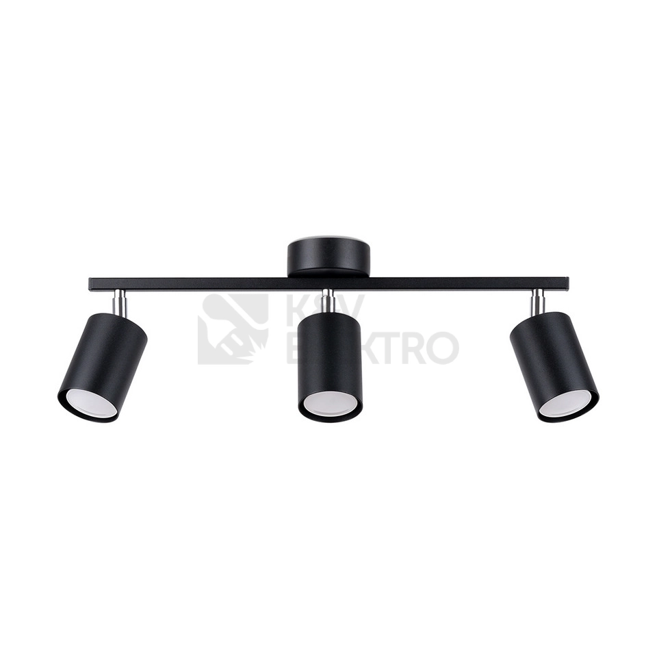 Obrázek produktu Stropní svítidlo SOLLUX LEMMI 3 černé GU10 3x40W bez žárovky SL.1128 0