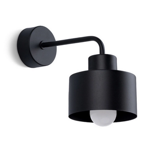 Nástěnné svítidlo SOLLUX SAVAR 1 černé E27 1x60W bez žárovky SL.1129