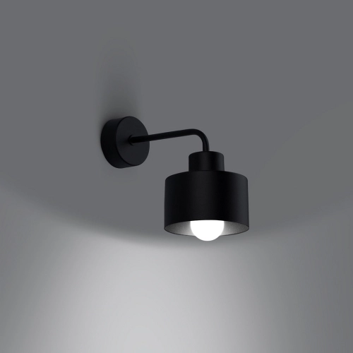 Nástěnné svítidlo SOLLUX SAVAR 1 černé E27 1x60W bez žárovky SL.1129 (obrázek 4)