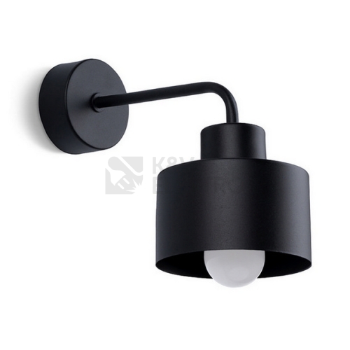 Nástěnné svítidlo SOLLUX SAVAR 1 černé E27 1x60W bez žárovky SL.1129