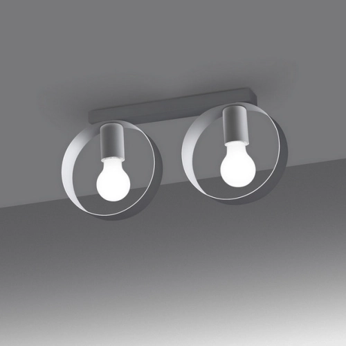 Stropní svítidlo SOLLUX TITRAN 2 bílé E27 2x60W bez žárovky SL.1135 (obrázek 2)