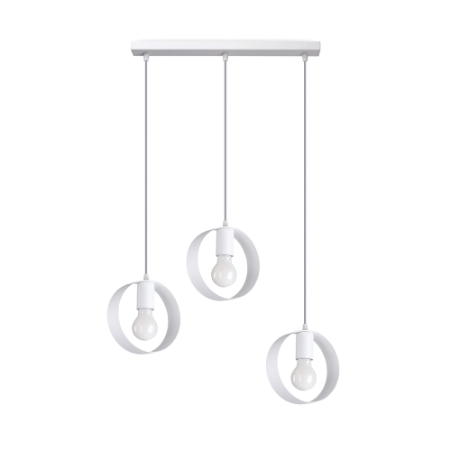 Závěsné svítidlo SOLLUX TITRAN 3 bílé E27 3x60W bez žárovky SL.1138