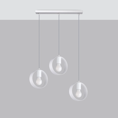 Závěsné svítidlo SOLLUX TITRAN 3 bílé E27 3x60W bez žárovky SL.1138 (obrázek 9)