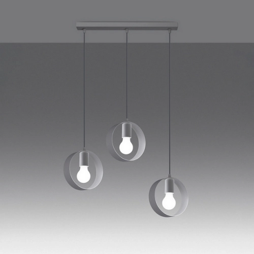 Závěsné svítidlo SOLLUX TITRAN 3 bílé E27 3x60W bez žárovky SL.1138 (obrázek 5)