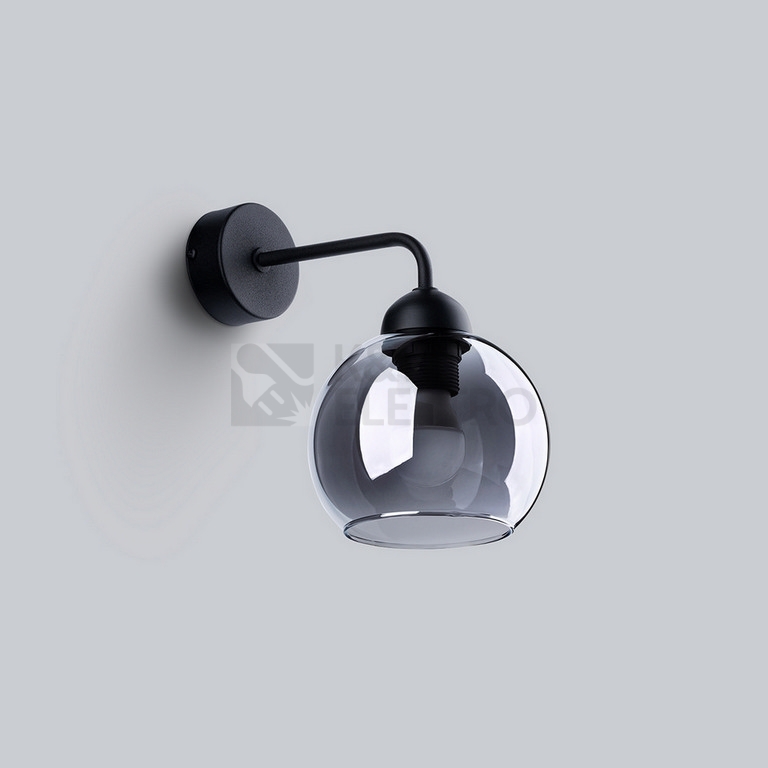 Obrázek produktu Nástěnné svítidlo SOLLUX ALINO 1 černé E27 1x60W bez žárovky SL.1139 1