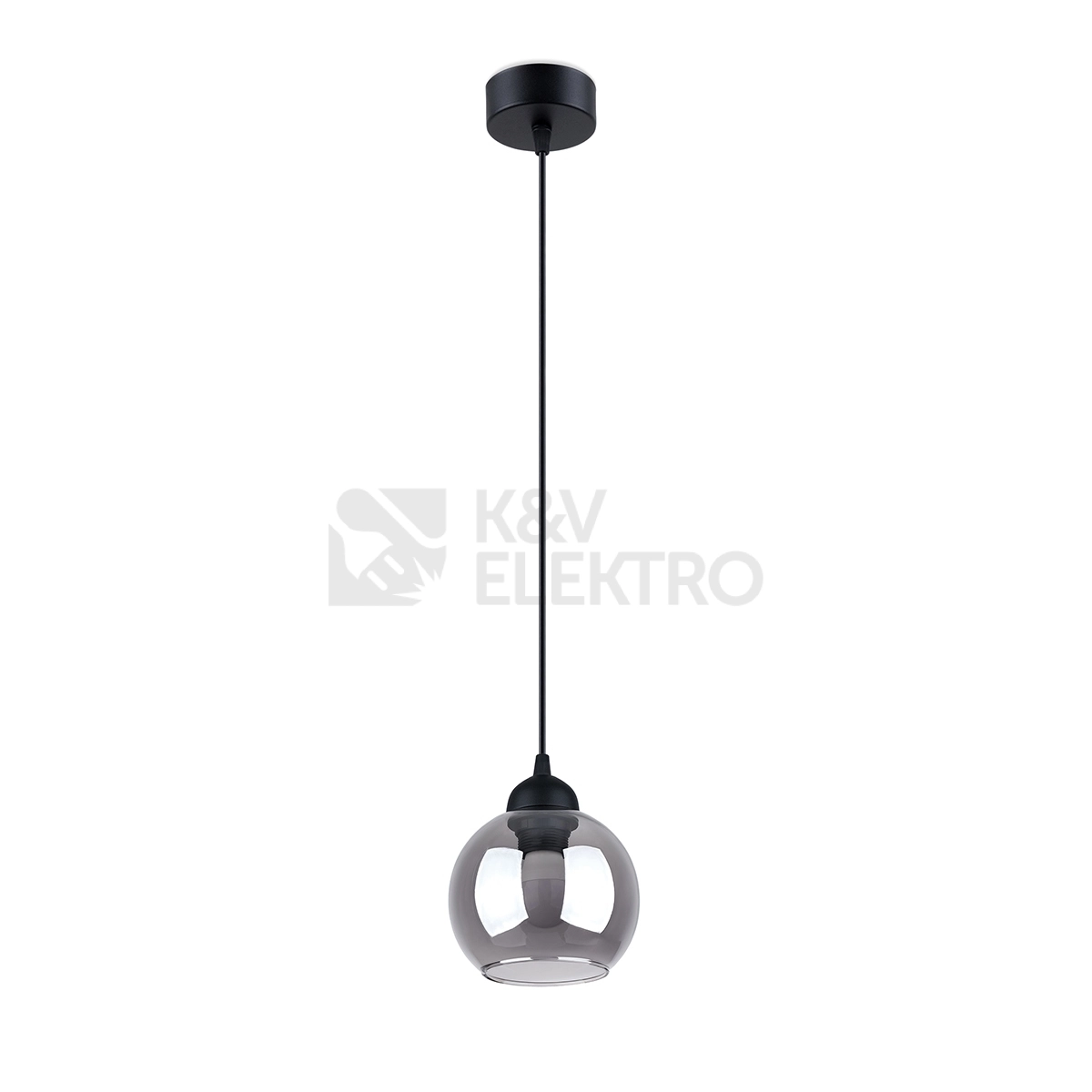 Obrázek produktu Závěsné svítidlo SOLLUX ALINO 1 černé E27 1x60W bez žárovky SL.1141 0