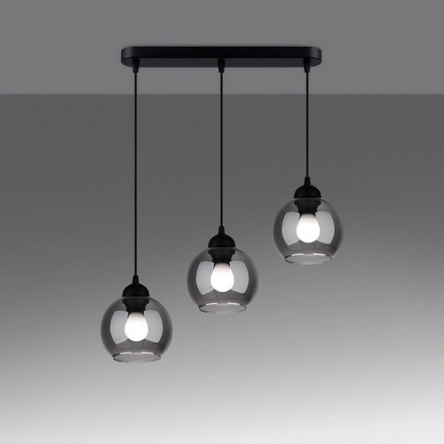 Závěsné svítidlo SOLLUX ALINO 3 černé E27 3x60W bez žárovky SL.1142 (obrázek 4)