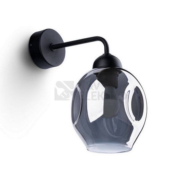 Obrázek produktu Nástěnné svítidlo SOLLUX FILLAN 1 černé E27 1x60W bez žárovky SL.1143 0