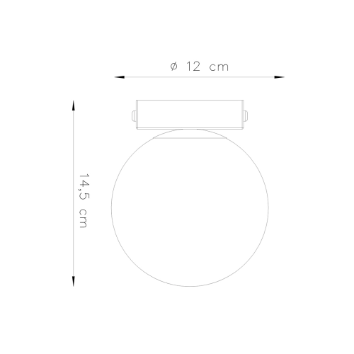 Stropní svítidlo SOLLUX YOLI 1 černé G9 1x12W bez žárovky SL.1151 (obrázek 5)