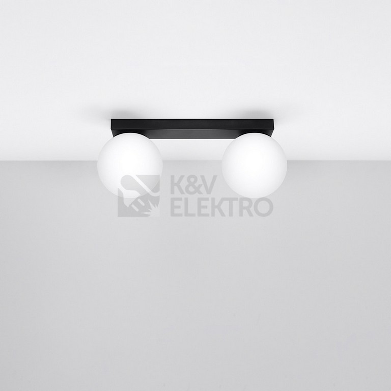 Obrázek produktu Stropní svítidlo SOLLUX YOLI 2 černé G9 2x12W bez žárovky SL.1152 1