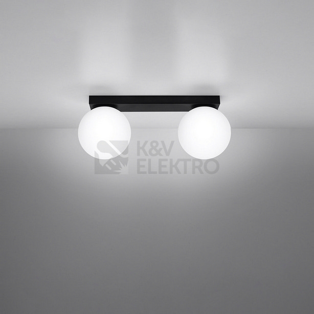 Obrázek produktu Stropní svítidlo SOLLUX YOLI 2 černé G9 2x12W bez žárovky SL.1152 2