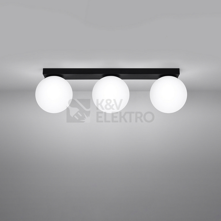 Obrázek produktu Stropní svítidlo SOLLUX YOLI 3 černé G9 3x12W bez žárovky SL.1153 2
