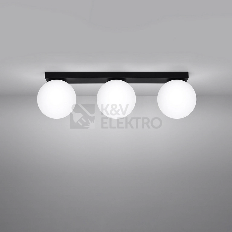 Obrázek produktu Stropní svítidlo SOLLUX YOLI 3 černé G9 3x12W bez žárovky SL.1153 2