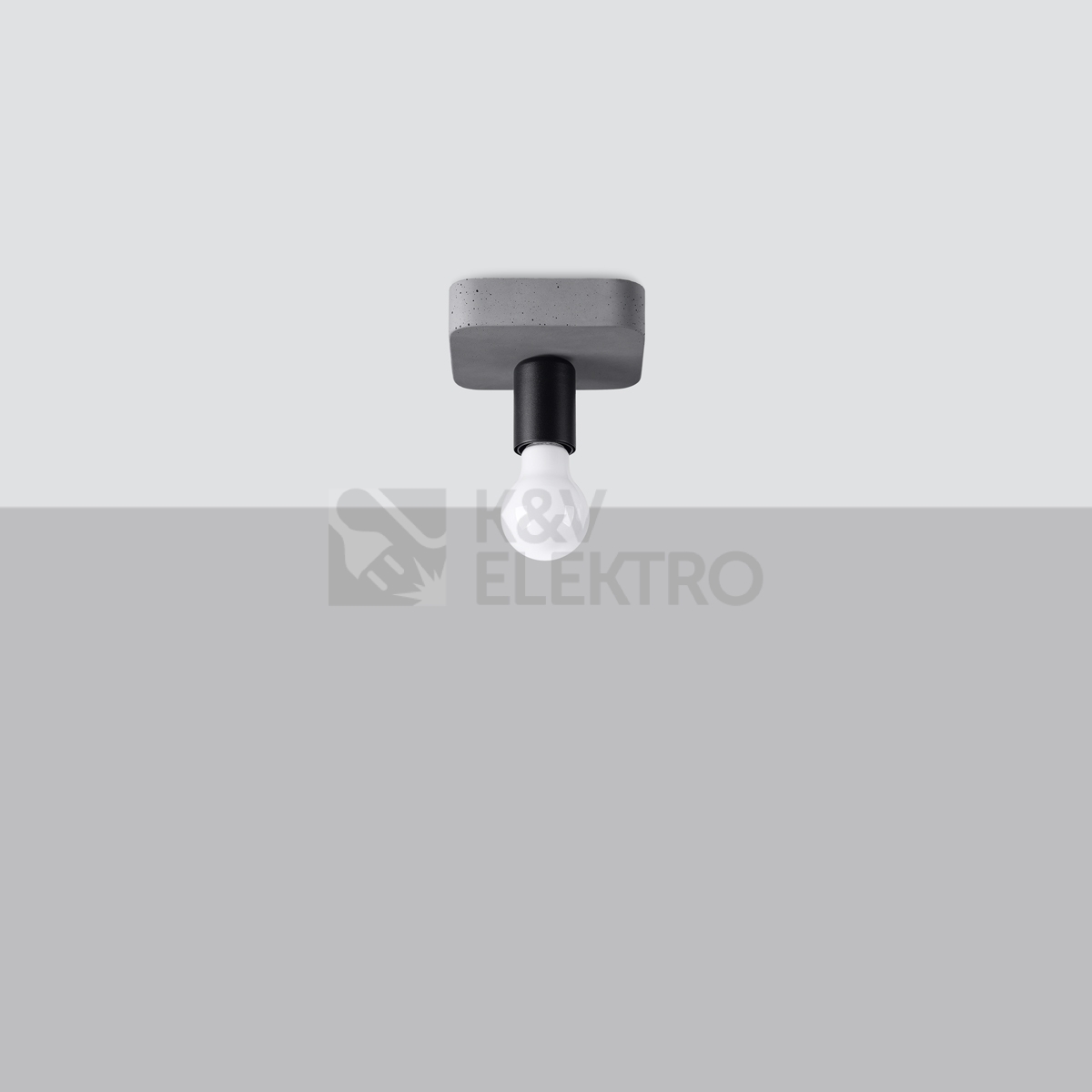 Obrázek produktu Stropní svítidlo SOLLUX TAVO 1 E27 1x15W bez žárovky SL.1156 1