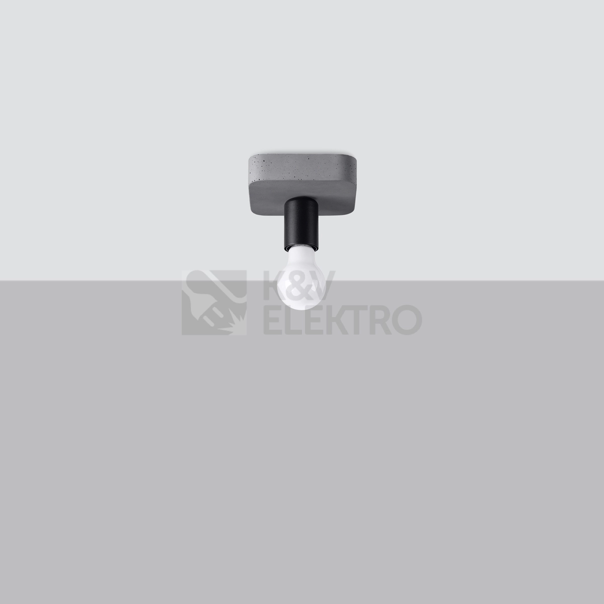 Obrázek produktu Stropní svítidlo SOLLUX TAVO 1 E27 1x15W bez žárovky SL.1156 1