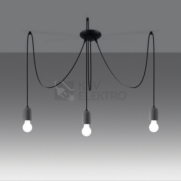 Obrázek produktu Lustr SOLLUX NESO 3 E27 3x15W bez žárovky SL.1160 4