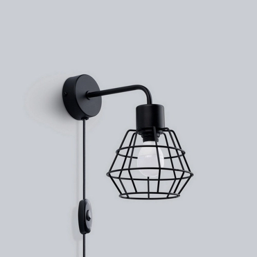 Nástěnné svítidlo SOLLUX SUBA černé E27 1x15W bez žárovky SL.1164 (obrázek 5)