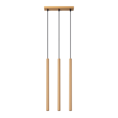 Závěsná lampa SOLLUX PASTELO 3L zlatá G9 3x8W bez žárovky SL.1171