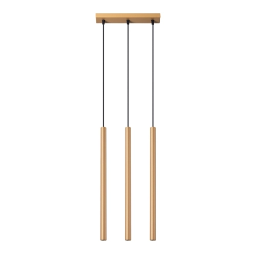 Závěsná lampa SOLLUX PASTELO 3L zlatá G9 3x8W bez žárovky SL.1171