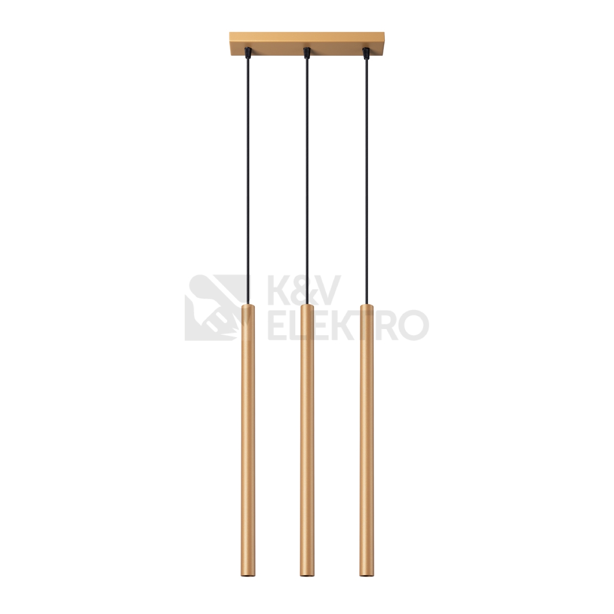 Obrázek produktu Závěsná lampa SOLLUX PASTELO 3L zlatá G9 3x8W bez žárovky SL.1171 0