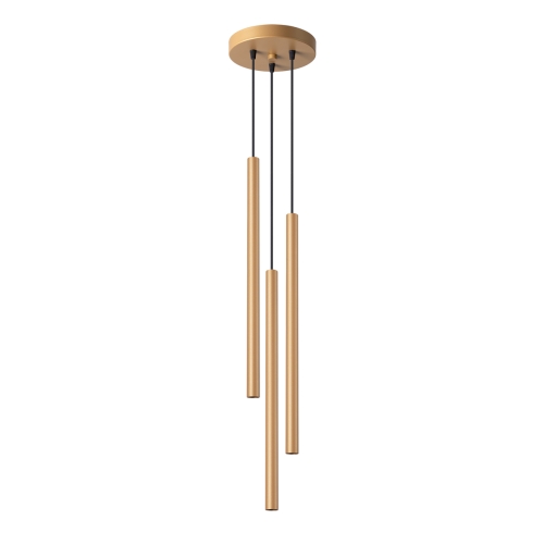 Závěsná lampa SOLLUX PASTELO 3P zlatá G9 3x8W bez žárovky SL.1172