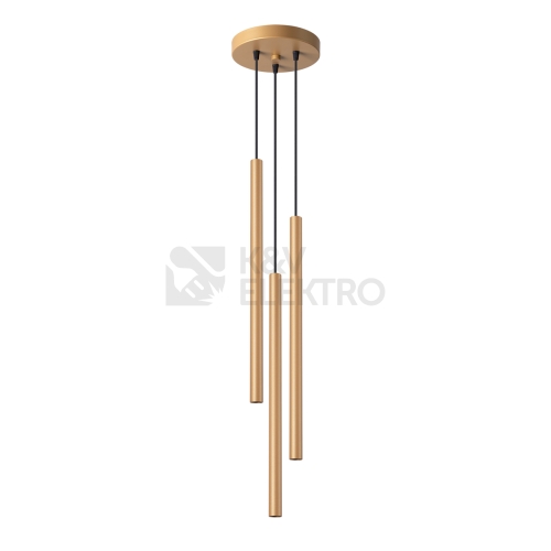 Závěsná lampa SOLLUX PASTELO 3P zlatá G9 3x8W bez žárovky SL.1172