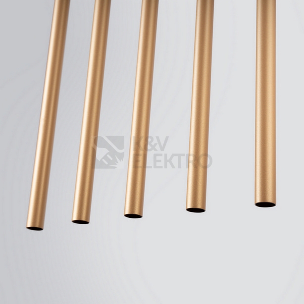 Obrázek produktu Závěsná lampa SOLLUX PASTELO 5L zlatá G9 5x8W bez žárovky SL.1173 3