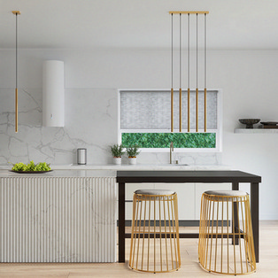 Závěsná lampa SOLLUX PASTELO 5P zlatá G9 5x8W bez žárovky SL.1174