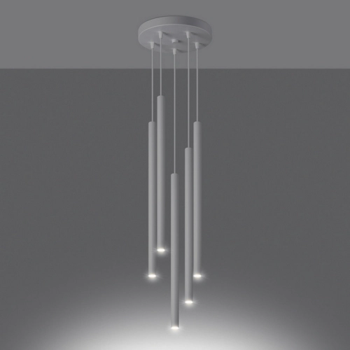 Závěsná lampa SOLLUX PASTELO 5P bílá G9 5x8W bez žárovky SL.1175 (obrázek 4)