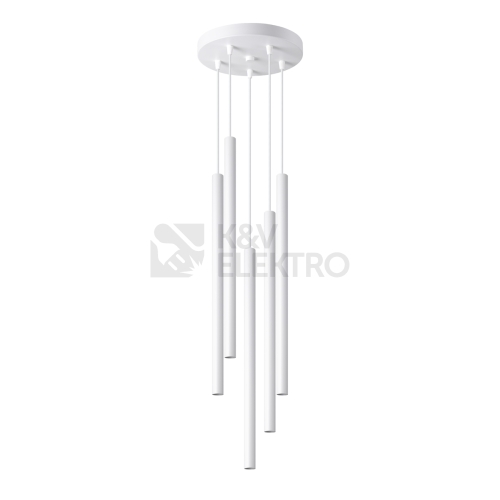 Závěsná lampa SOLLUX PASTELO 5P bílá G9 5x8W bez žárovky SL.1175