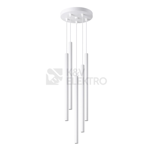 Závěsná lampa SOLLUX PASTELO 5P bílá G9 5x8W bez žárovky SL.1175